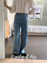 Summer cool wide denim(2color)