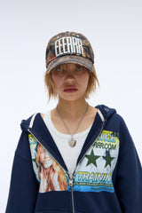 EEERRR Real tree camo pattern ball cap (Brown)_1