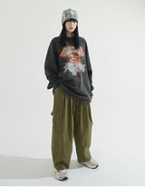 Amekaji バルーンフィットクロップカーゴパンツ