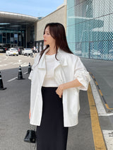 Baren Trench Half Coat Bomber Jacket