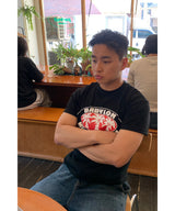 パームツリーマッスル半袖Tシャツ