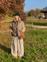 Fleece Wide-Slit Pants (3 Colors)