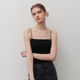 シャーリングキャップノースリーブ BLACK