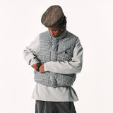 CHECKERED DOWN VEST