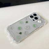 [made]ラッキークローバーレジンスマホケース