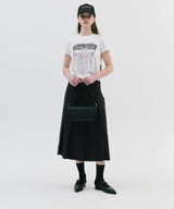 コルセットプリントTシャツ_ホワイト