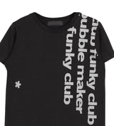 テス ファンキー レタリング クロップT