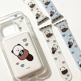 シーオッター Chanibear アップルウォッチストラップ (transparent,38-40mm)