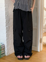 #Ritz Parachute Nylon String Cargo Pants (5color)