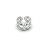 編み込みリング (Silver)