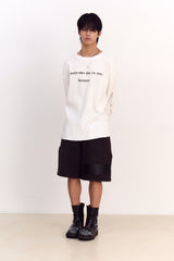 Circle Key's Waffle Long Sleeve (Ivory)