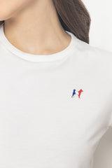 Flo レディース T シャツ ホワイト