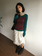 Reverse Rose Skirt (2color)
