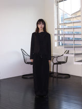 コーデュロイストラップパンツ (BLACK)