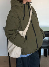 [unisex] Belcott Two-Way Quilting Hood Padding Jumper