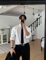 Glass Easy Classic Daily Semi-Overfit Shirt