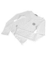 Reflective Dot Henley Long Sleeve_Ivory
