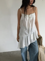 Rib Unbalanced Dress (3 colors)