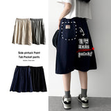 Eiki Side Pintuck Pocket Tab Banding Shorts