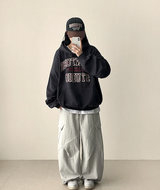 ノアダイアゴナルインシジョンカーゴヘムストリングワイドパンツ