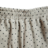Mini Dot Fleece Pants (grey)