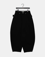Kerry Stud Strap Balloon Fit Cotton Long Pants