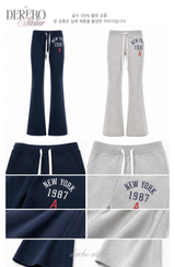 New York low-rise semi-boot casual pants