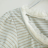 Rena Stripe Ribbon Tee
