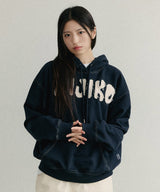 アップリケグランジフーディー ネイビー