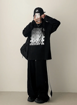 NT グラディエントノイズプリンティド長袖Tシャツ