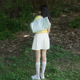 logo duffle bag_baby blue