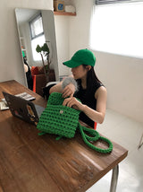 chunky backpack (green)