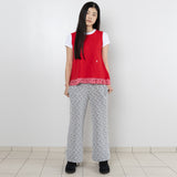 Twister Ruffle Sleeveless - Red
