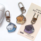 Puppy Bag Keyring