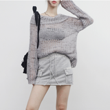 Lucia see-through knitwear