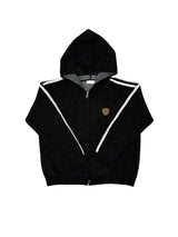 Veln Patch Knit Hooded Zip-Up (3 colors)