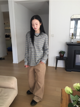 クレイル ルーズフィット ダンガラ ロングスリーブティー (3c)