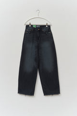 (W) Poison Dyeing Wide Denim