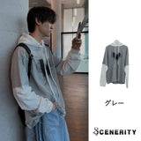 フライフード長袖Tシャツ (グレー)