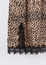 LEOPARD LACE SKIRT