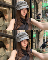 Wrinkle shirring cap