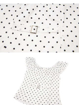 Rosalie Dot Frill Blouse