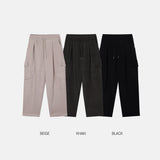 Fleece Wide-Slit Pants (3 Colors)