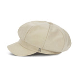VA Stud Newsboy Cap / Beige