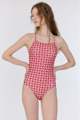 [Gingham Cottage_red] ワンピース スイムウェア