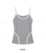 Lulu Striped Lace Sleeveless