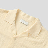 Edith Linen Half Shirt
