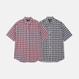 Bear Check Half Shirt (2color)