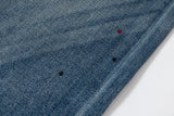 ICE BLUE HOT-FIX RHINESTONE CRINKLE WHISKER BOOTCUT JEANS