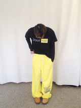 BIG SWEATPANTS - YELLOW